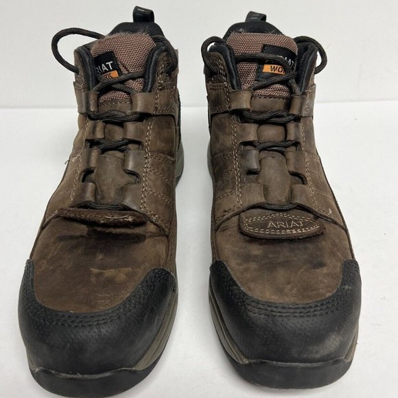 Ariat Women\'s Telluride Waterproof Work Boots Brown, Size 6 M